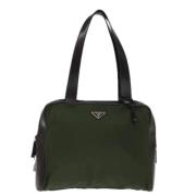 Pre-owned Leather prada-bags Prada Vintage , Green , Dames