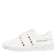 Pre-owned Leather sneakers Valentino Vintage , White , Dames