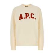 Ivory Wool Joshua Sweater A.p.c. , Beige , Dames