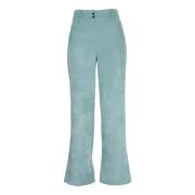 Corduroy Palazzo Trousers with American Pockets Vicario Cinque , Green...