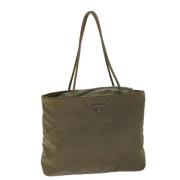 Pre-owned Fabric totes Prada Vintage , Green , Dames