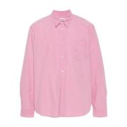 Oversize Big Daddy Stripe Shirt Our Legacy , Pink , Heren