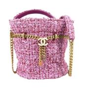 Pre-owned Fabric chanel-bags Chanel Vintage , Pink , Dames