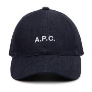 Geborduurde Logo Denim Pet A.p.c. , Blue , Heren