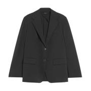 Klassieke Erik Blazer Jas Max Mara Weekend , Black , Dames