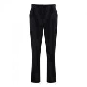 Pin-Stripe Cigarette Broek &Co Woman , Black , Dames