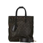 Pre-owned Canvas gucci-bags Gucci Vintage , Brown , Dames