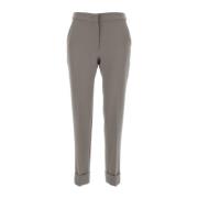 Andrea Slim Fit Broek PT Torino , Gray , Dames