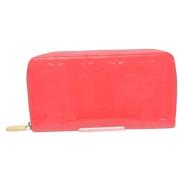 Pre-owned Leather wallets Louis Vuitton Vintage , Pink , Dames