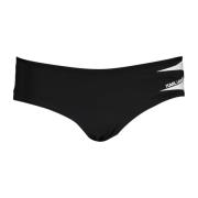 Zwarte strandkleding bikini broekjes met contrastdetails Karl Lagerfel...