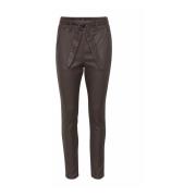 Baggy Pant Chocolate Plum Cream , Brown , Dames