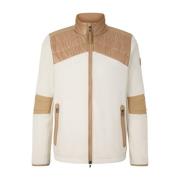 Sportieve Fleecejas Bogner , White , Heren