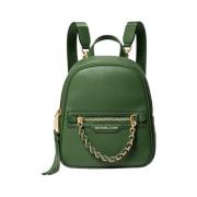 Canvas Messenger Rugzak Vrouw Groen Michael Kors , Green , Dames