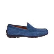 Blauwe Suède Mocassins Lloyd , Blue , Heren