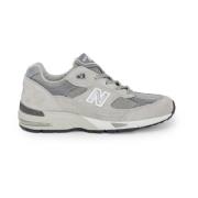 Grijze Veterschoenen met Rubberen Zool New Balance , Gray , Dames