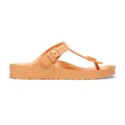 Zomercomfort Slides Birkenstock , Orange , Heren