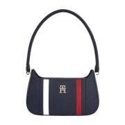 Blauwe Schoudertas Tommy Hilfiger , Blue , Dames