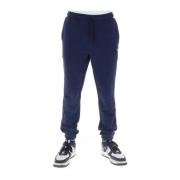 Blauwe Print Katoenen Broek met Zakken Lyle & Scott , Blue , Heren