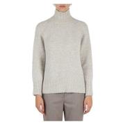 Mohair Raglan Trui met Pailletten Marella , Gray , Dames