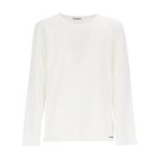 Witte Wollen Trui Jil Sander , White , Dames