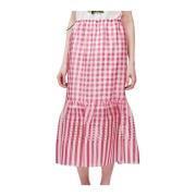 Adelchi Rok met Stoffen Detail Sportmax , Pink , Dames