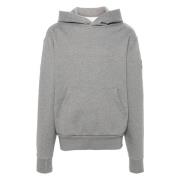 Grijze Katoenen Fleece Hoodie met Kangoeroezak Canada Goose , Gray , H...