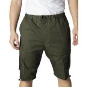 Groene Katoenen Shorts Rits Knoopsluiting Antony Morato , Green , Here...