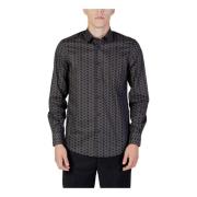 Grijze Knoopshirt Mannen Herfst/Winter Antony Morato , Gray , Heren