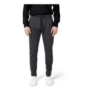 Zwarte katoenen broek met veters Antony Morato , Black , Heren