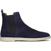 Blauwe Suède Chelsea Boots Stefano Lauran , Blue , Heren