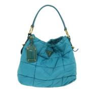 Pre-owned Fabric totes Prada Vintage , Blue , Dames