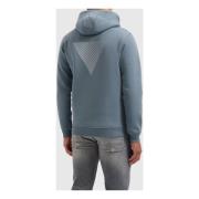 Essential Logo Hoodie Heren Blauw Pure Path , Blue , Heren