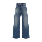 Vintage Loose Fit Jeans MM6 Maison Margiela , Blue , Dames