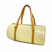 Pre-owned Fabric handbags Louis Vuitton Vintage , Yellow , Dames