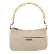 Pre-owned Canvas gucci-bags Gucci Vintage , Beige , Dames