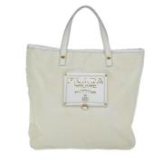 Pre-owned Fabric totes Prada Vintage , White , Dames