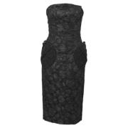 Pre-owned Polyester dresses Marc Jacobs Pre-owned , Black , Dames