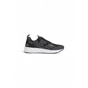 Zwarte sportieve sneakers met rubberen zool Emporio Armani EA7 , Black...