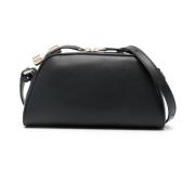 Zwarte Crossbody Tas Goccia Stijl Furla , Black , Dames