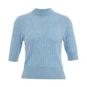 Cashmere gebreide t-shirt 'Lauren' No Name , Blue , Dames