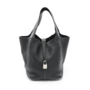 Pre-owned Leather hermes-bags Hermès Vintage , Black , Dames