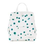 Polka Dot Rugzak met Rits Desigual , White , Dames