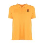 Oranje Crest Logo Polo Shirt Kenzo , Orange , Dames