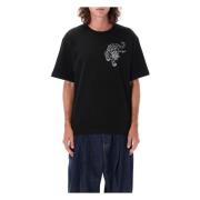 Zwarte Tiger T-Shirt Aw24 Kenzo , Black , Heren