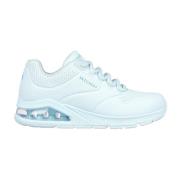 Sportieve Sneakers voor Actieve Vrouwen Skechers , White , Dames