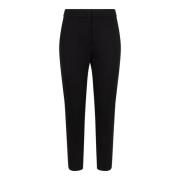 Zwarte Pegno Broek Max Mara , Black , Dames