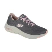 Sportieve Actieve Schoenen met Arch Fit Skechers , Gray , Dames