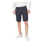 Blauwe Geometrisch Patroon Heren Shorts Armani Exchange , Blue , Heren