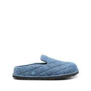 Denim Sandalen met Gewatteerd Ontwerp Birkenstock , Blue , Dames