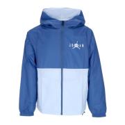 Blauwe Windbreaker Jas met Capuchon Jordan , Blue , Heren